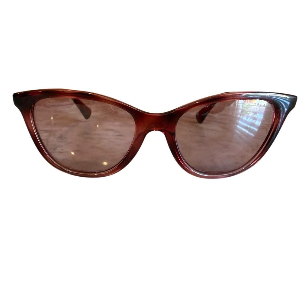 Vintage Y2K RALPH Ralph Lauren Rose Colored Sunglasses Pink
